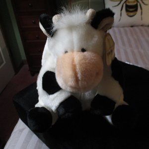 Plush Aurora Cow Cream Puff NWT
